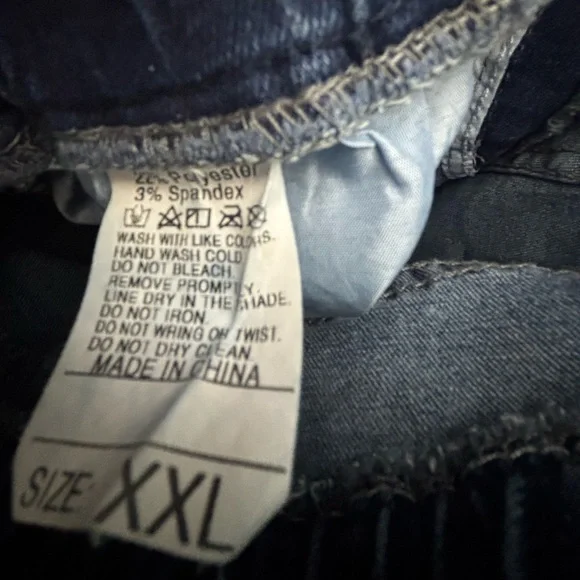 Cropped Drawstring Jeans - Picture 3 of 3